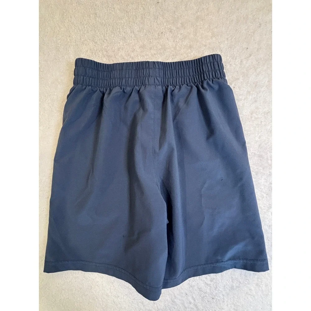Adidas Boys‎ Navy Blue Athletic Shorts Regular Fit Size S 8 Elastic Waist Gym